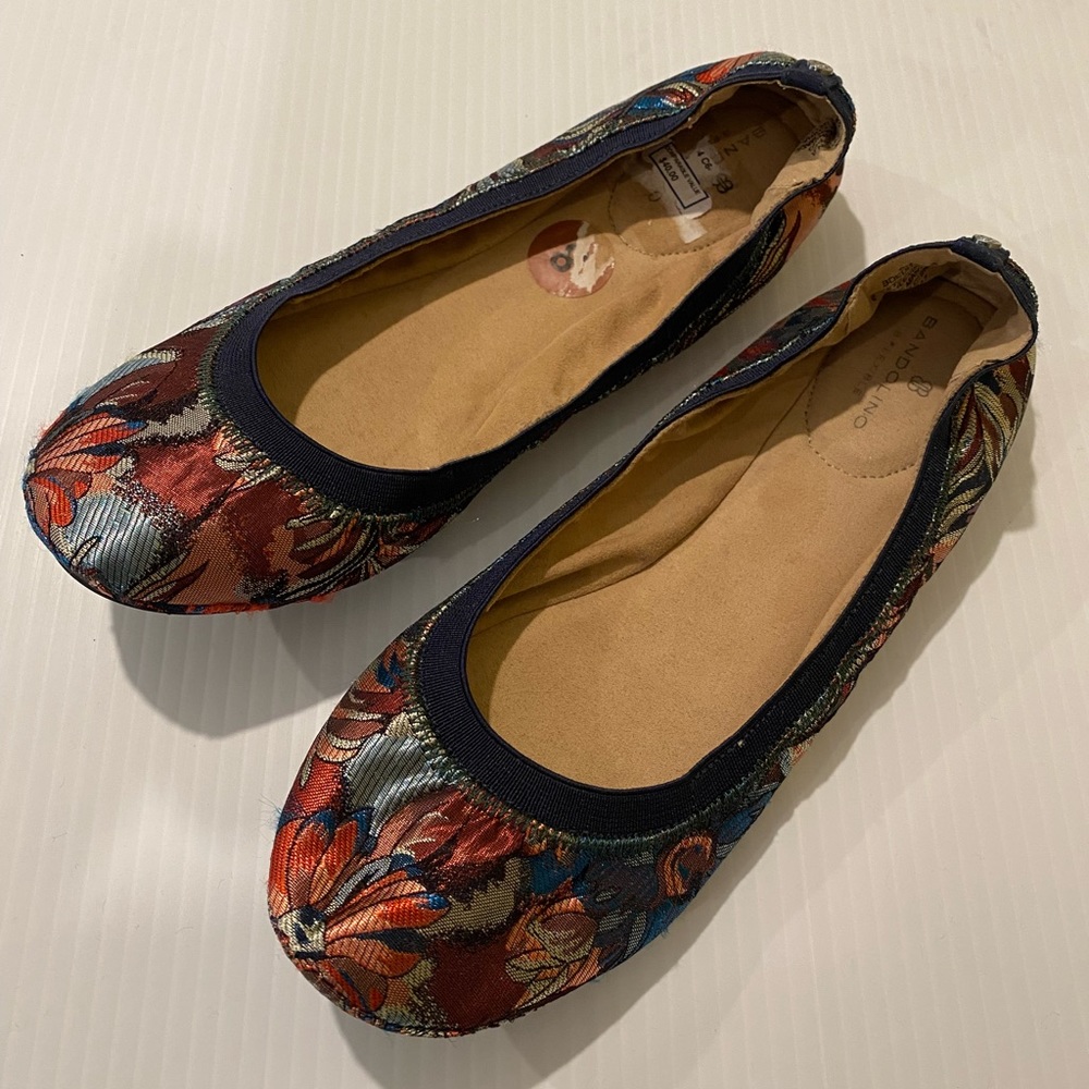 Bandolino Ballerina Floral Shoes, Size 8